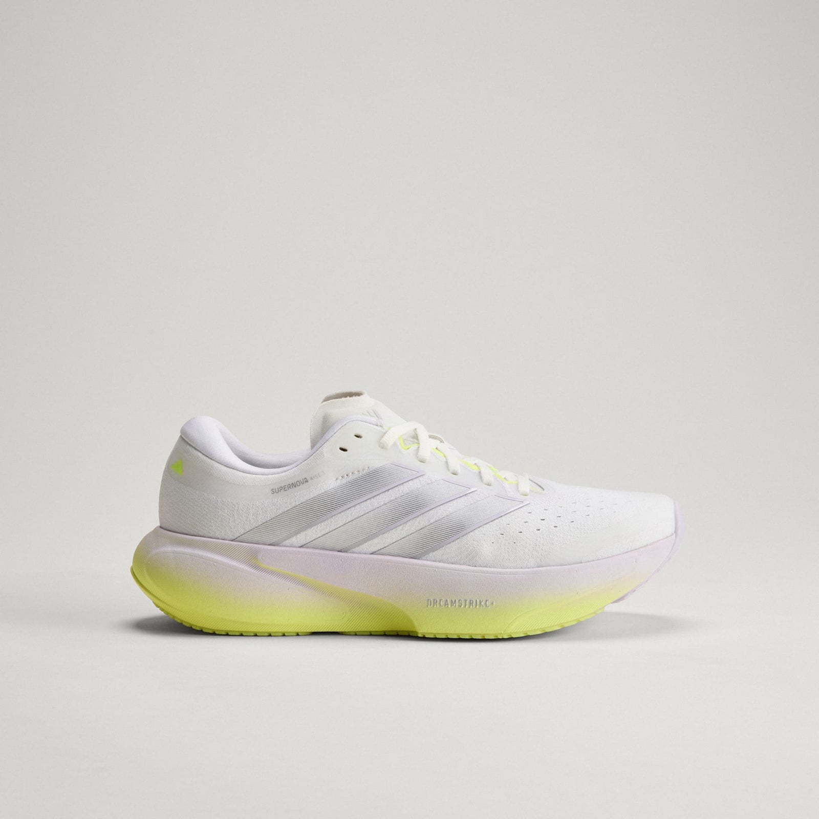 ADIDAS Supernova Rise 3 Womens FOOTWEAR - Womens Neutral Cushioned CRYSTAL WHITE/SILVER METALLIC/PURPLE TINT