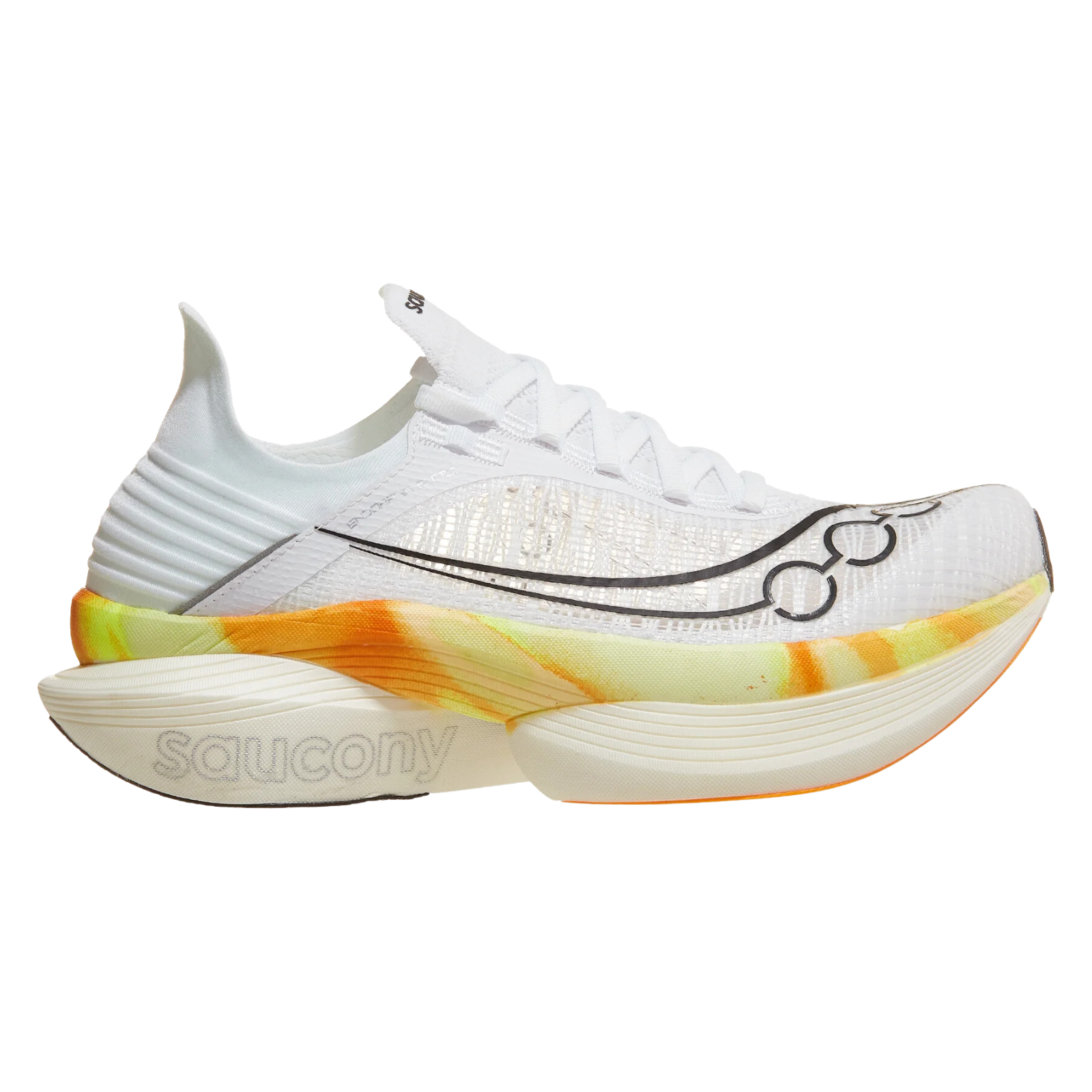 SAUCONY Endorphin Elite 2 Unisex FOOTWEAR - Unisex Carbon Plate WHITE/PEEL