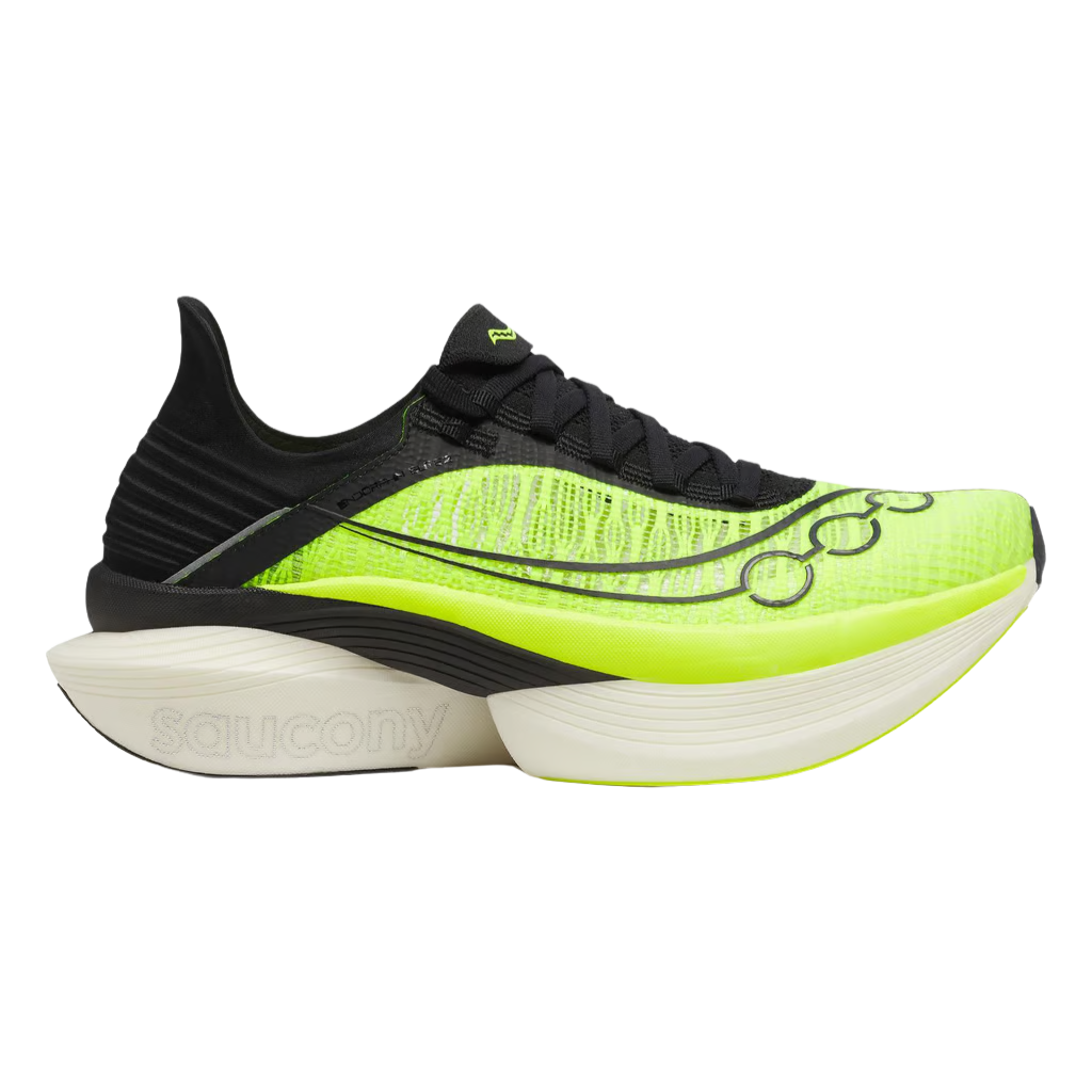 SAUCONY Endorphin Elite 2 Unisex FOOTWEAR - Unisex Carbon Plate CITRON/BLACK