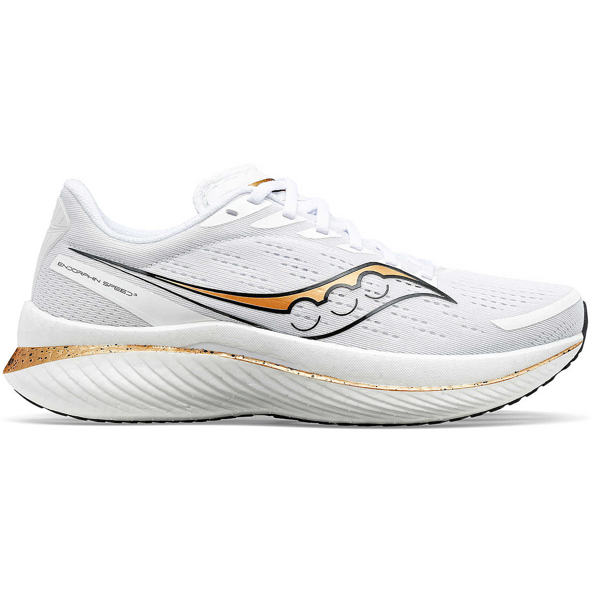 SAUCONY Endorphin Speed 3 Womens FOOTWEAR - Womens Lightweight WHITE/GOLD
