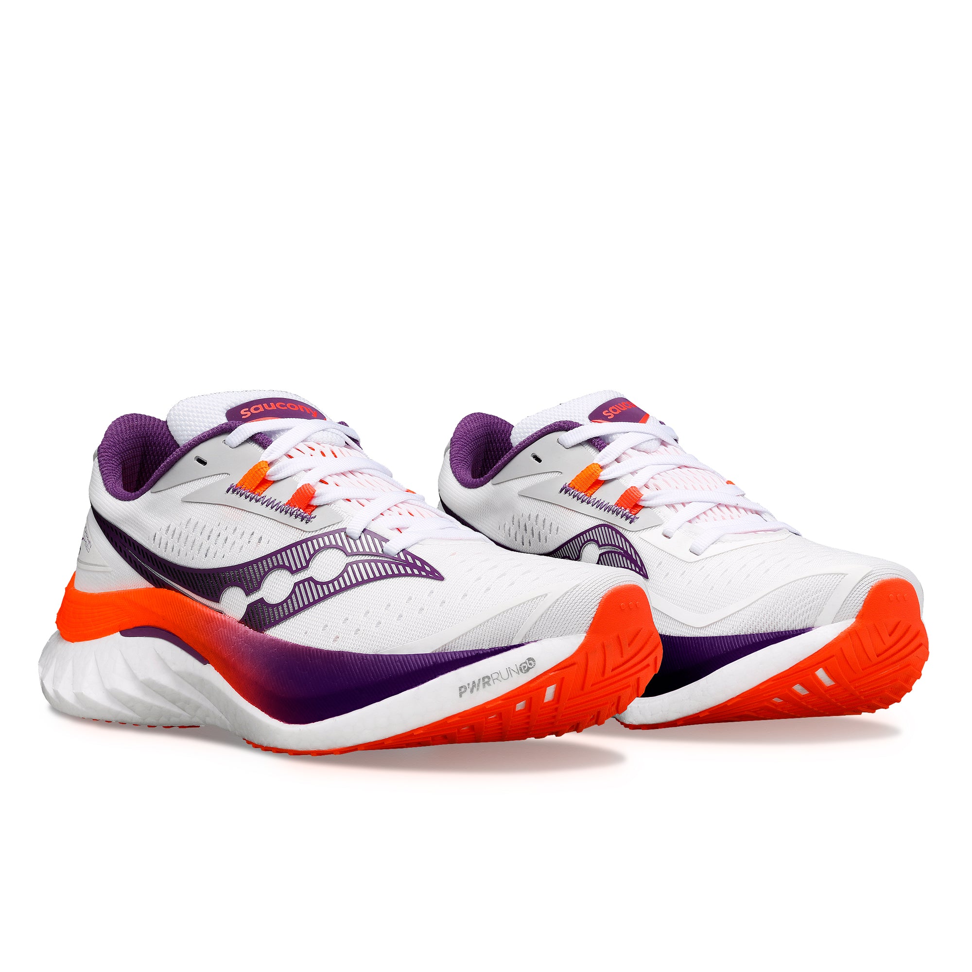 Saucony Endorphin Speed 4 Mens FOOTWEAR - Mens Lightweight WHITE/VIZIORANGE