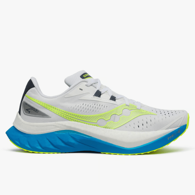 SAUCONY Endorphin Speed 4 Mens FOOTWEAR - Mens Lightweight WHITE/VIZIBLUE