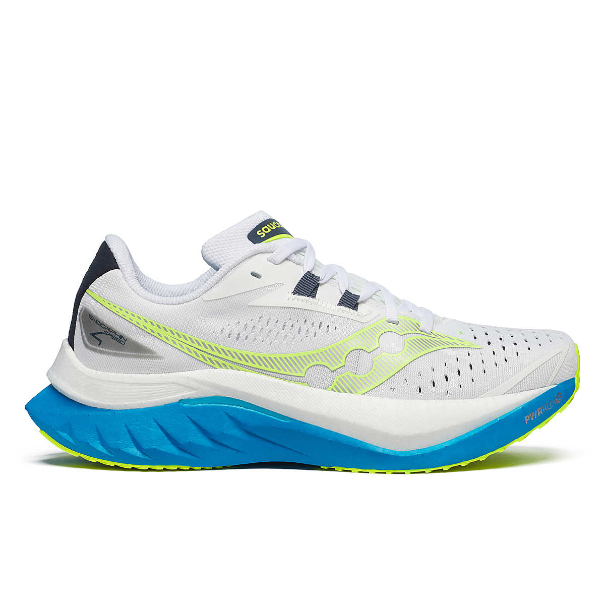 Saucony Endorphin Speed 4 Womens FOOTWEAR - Womens Lightweight WHITE/VIZIBLUE BLANC