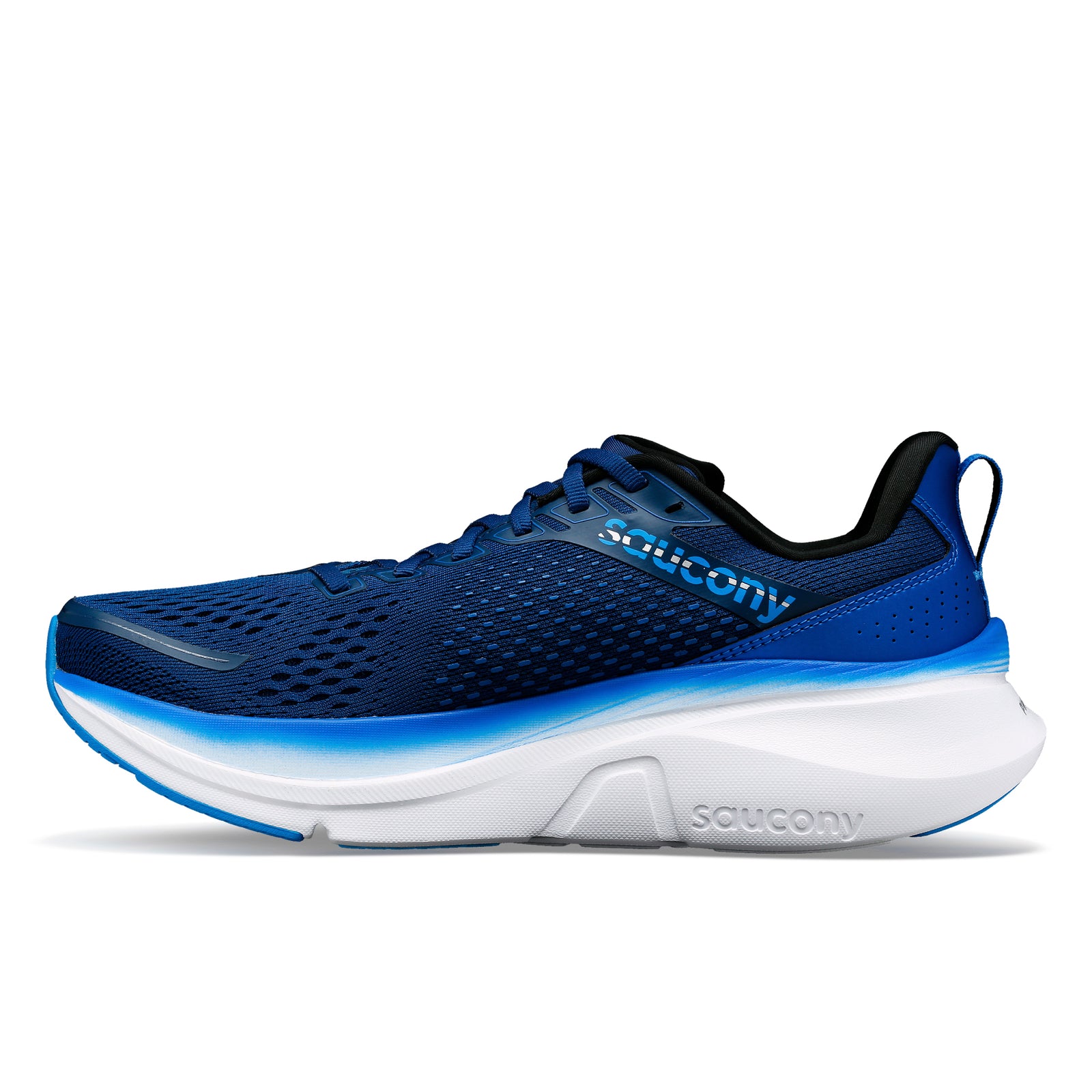 SAUCONY Guide 17 Mens FOOTWEAR - Mens Stability Cushioned NAVY/COBALT BLEU