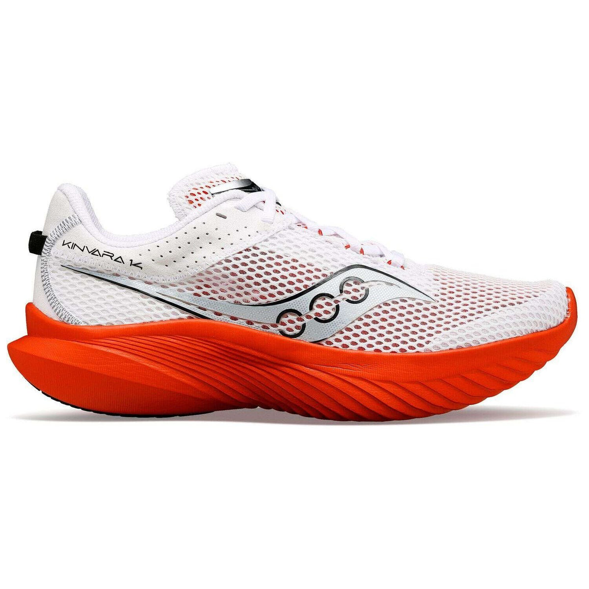 SAUCONY Kinvara 14 Mens FOOTWEAR - Mens Lightweight WHITE/INFRARED BLANC