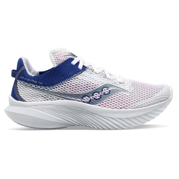 SAUCONY Kinvara 14 Womens FOOTWEAR - Womens Lightweight WHITE/INDIGO