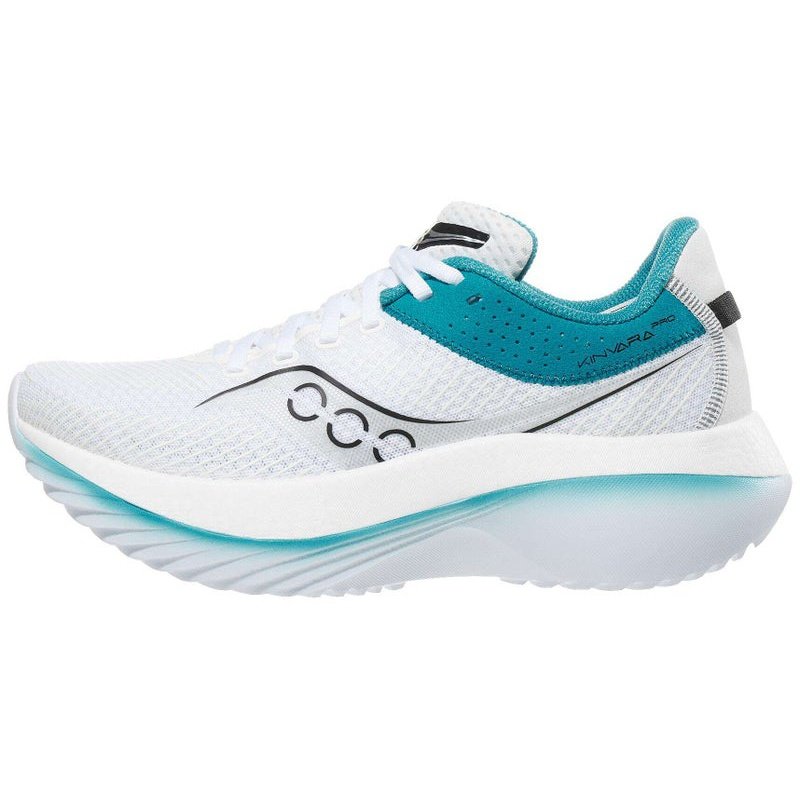 Saucony Kinvara Pro Womens FOOTWEAR - Womens Carbon Plate WHITE/INK