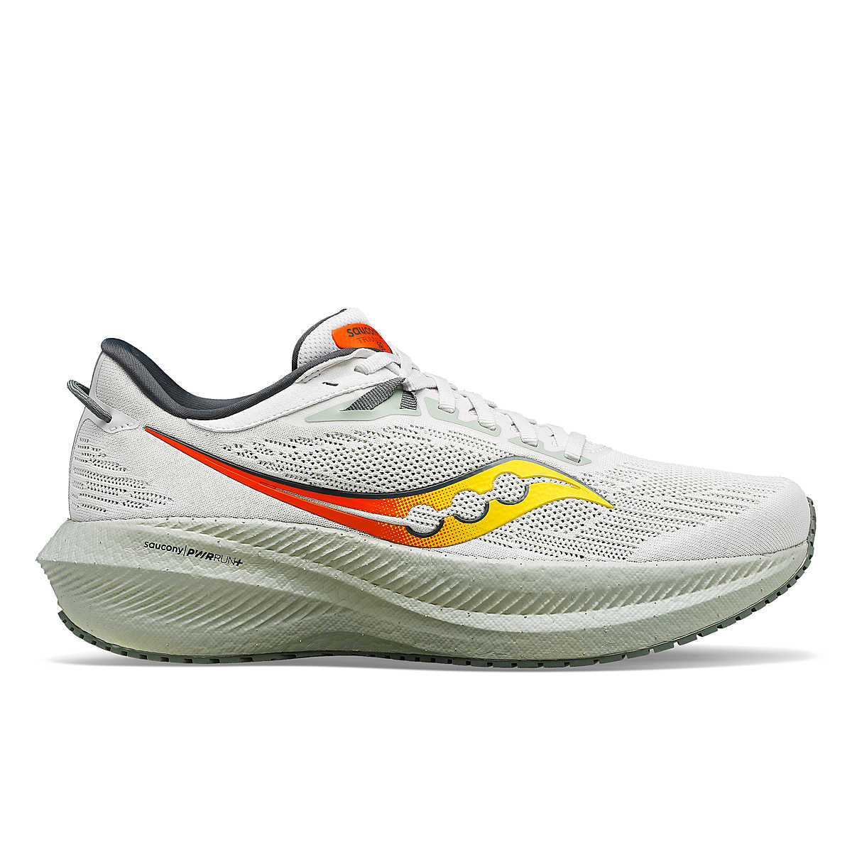 SAUCONY Triumph 21 Mens FOOTWEAR - Mens Neutral Cushioned FOG/BOUGH