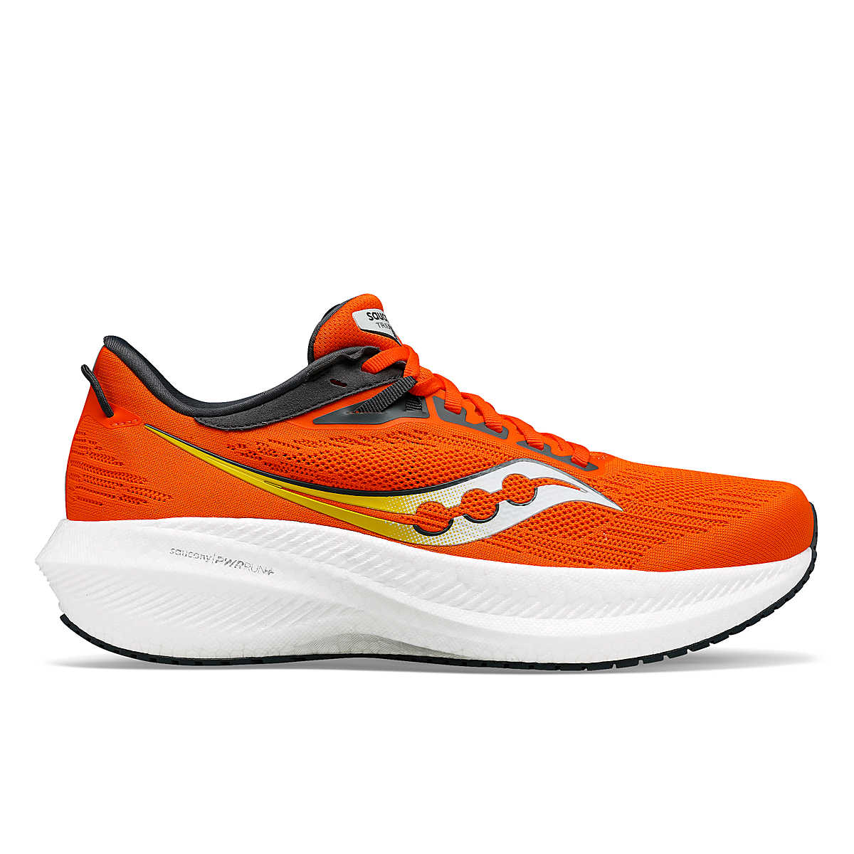 SAUCONY Triumph 21 Mens FOOTWEAR - Mens Neutral Cushioned PEPPER/SHADOW ORANGE