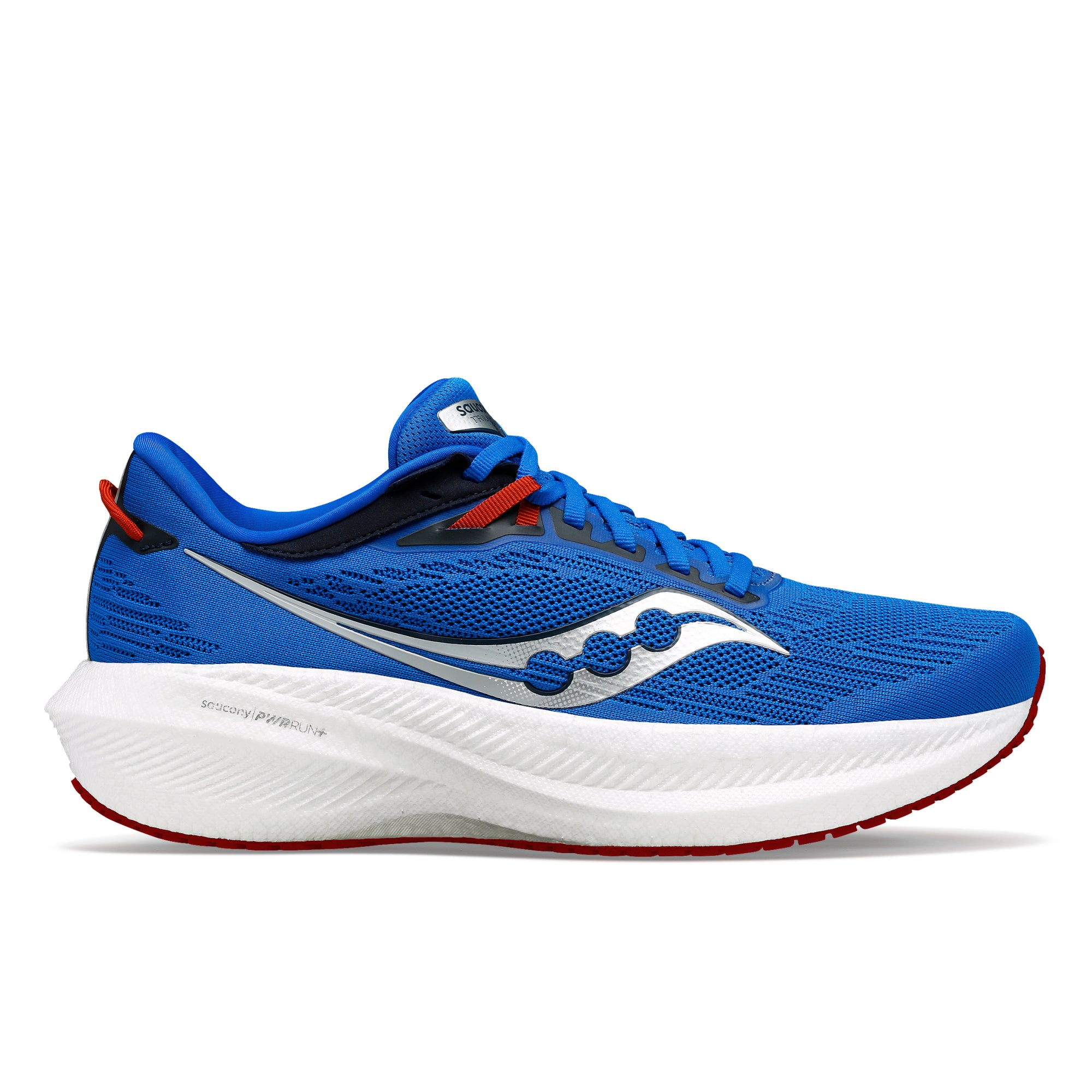 Saucony Triumph 21 Mens FOOTWEAR - Mens Neutral Cushioned COBALT/SILVER