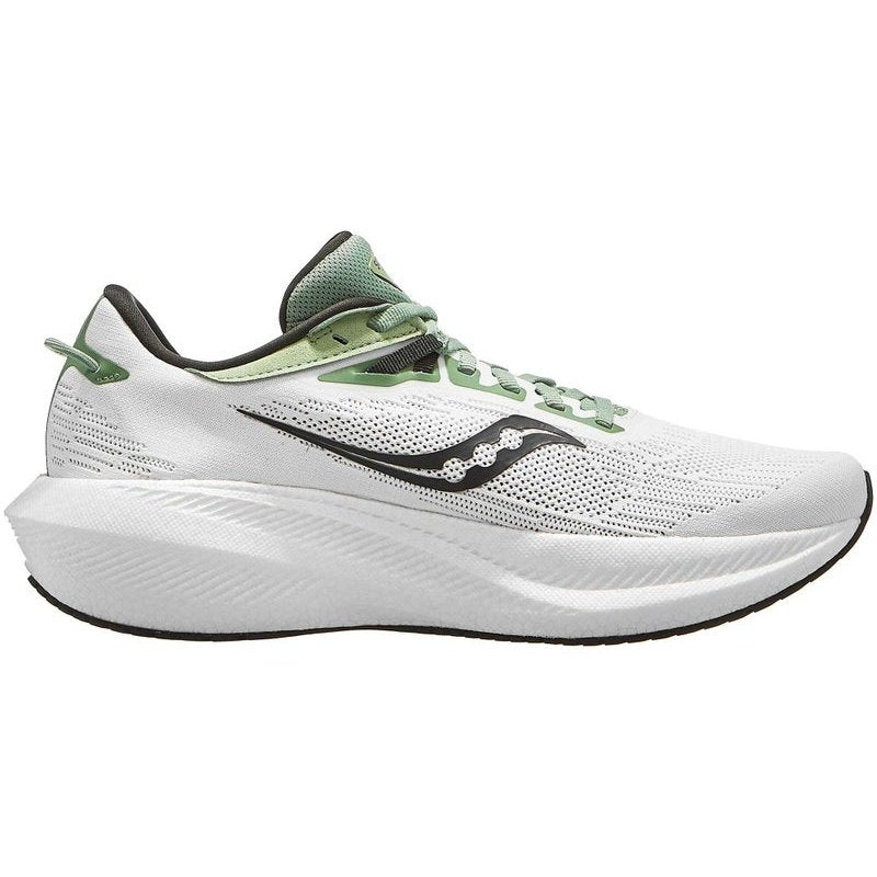 SAUCONY Triumph 21 Mens FOOTWEAR - Mens Neutral Cushioned WHITE/UMBRA