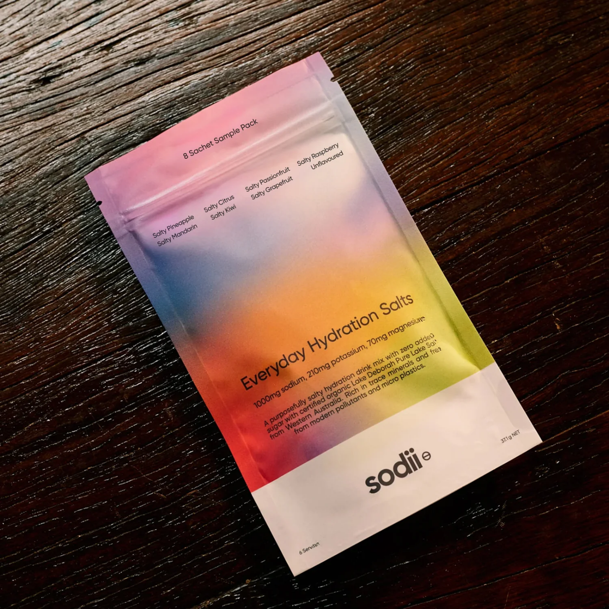 Sodii 8 Sachet Sample Pack NUTRITION - Energy and Recovery Powder