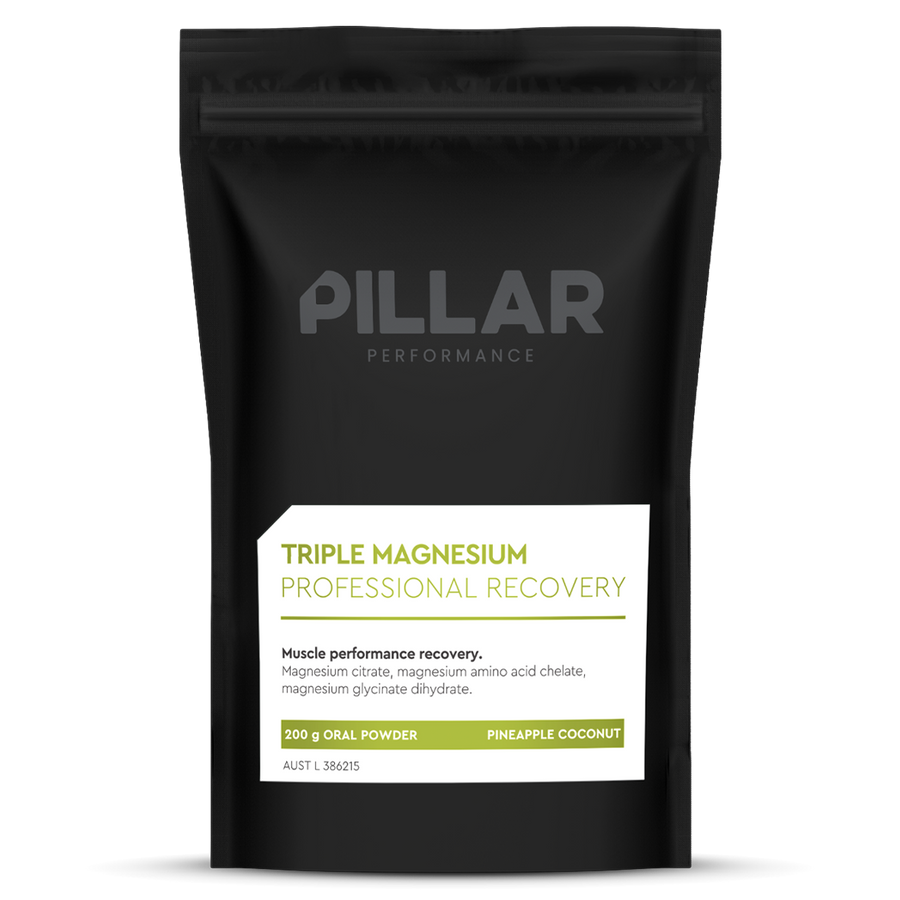 PILLAR PERFORMANCE Triple Magnesium Powder 200g NUTRITION - Energy and Recovery Powder JAR