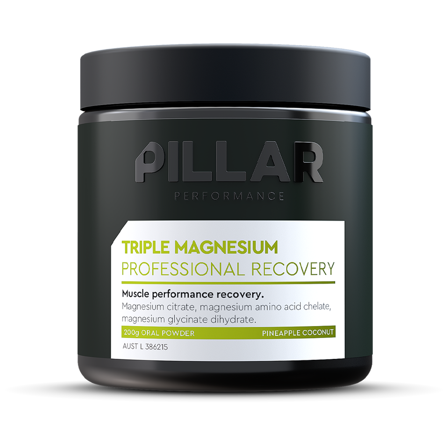 PILLAR PERFORMANCE Triple Magnesium Powder 200g NUTRITION - Energy and Recovery Powder JAR