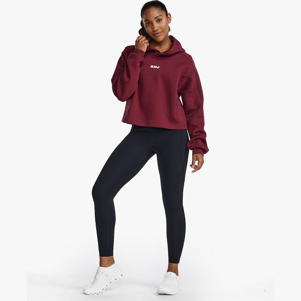 2XU Form Crop Hoodie Womens APPAREL - Womens Hoody 