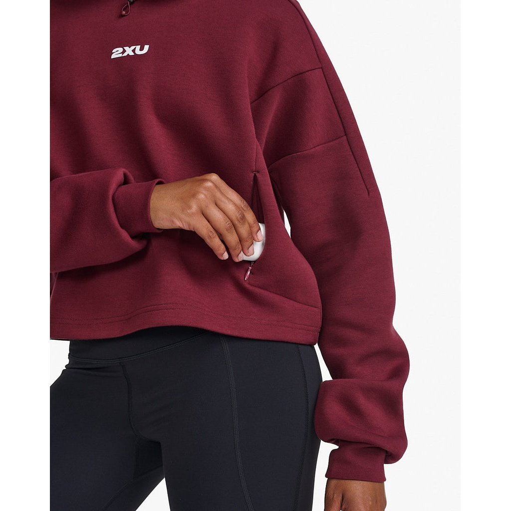 2XU Form Crop Hoodie Womens APPAREL - Womens Hoody 