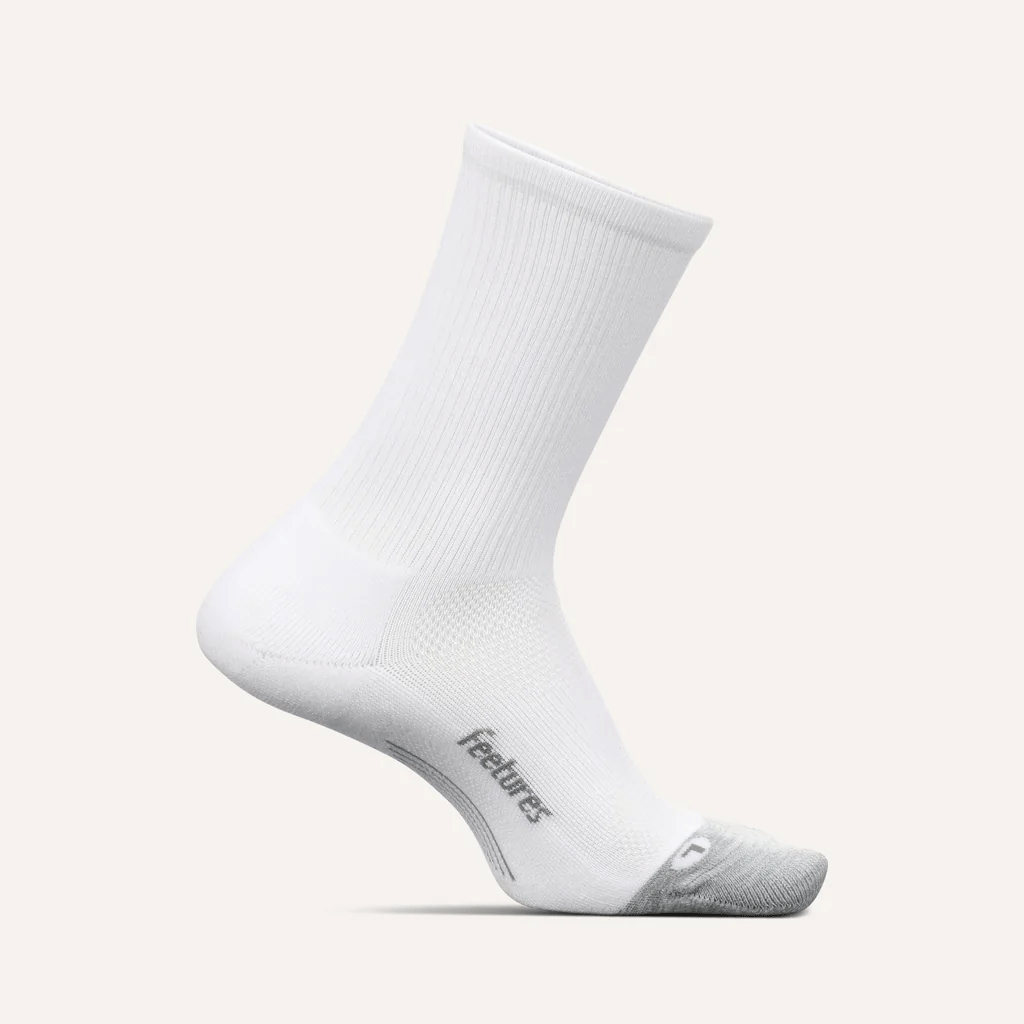 FEETURES Elite Light Cushion Mini Crew GEAR - Socks WHITE