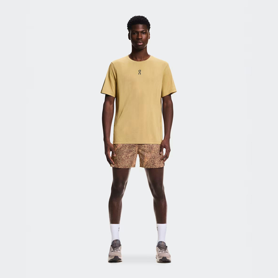 ON Trail-T Mens APPAREL - Mens T-Shirts SAFARI