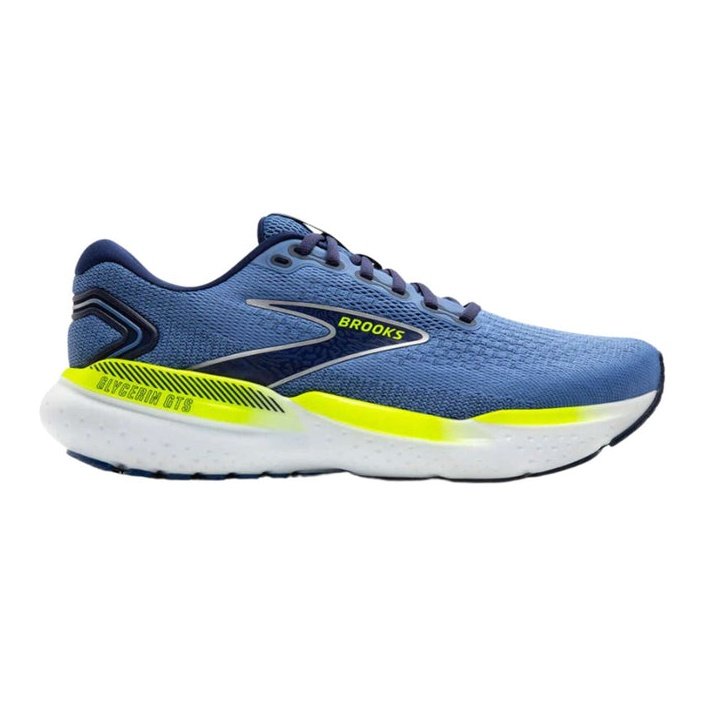 BROOKS Glycerin GTS 21 Mens FOOTWEAR - Mens Stability Cushioned BLUE / PEACOAT / NIGHTLIFE