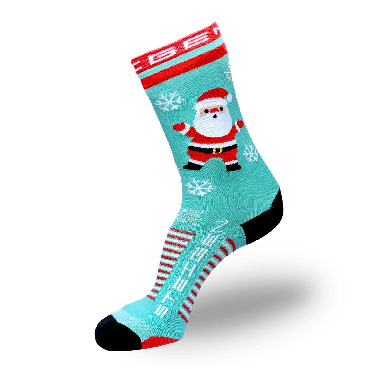 STEIGEN 3/4 Length Running Socks GEAR - Socks SANTA