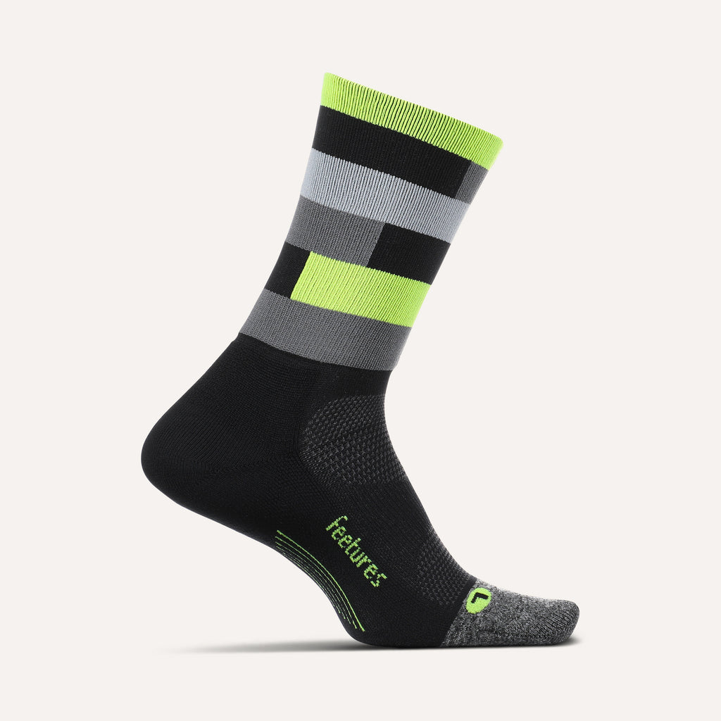 FEETURES Elite Light Cushion Mini Crew GEAR - Socks CRYPTO REFLECTOR