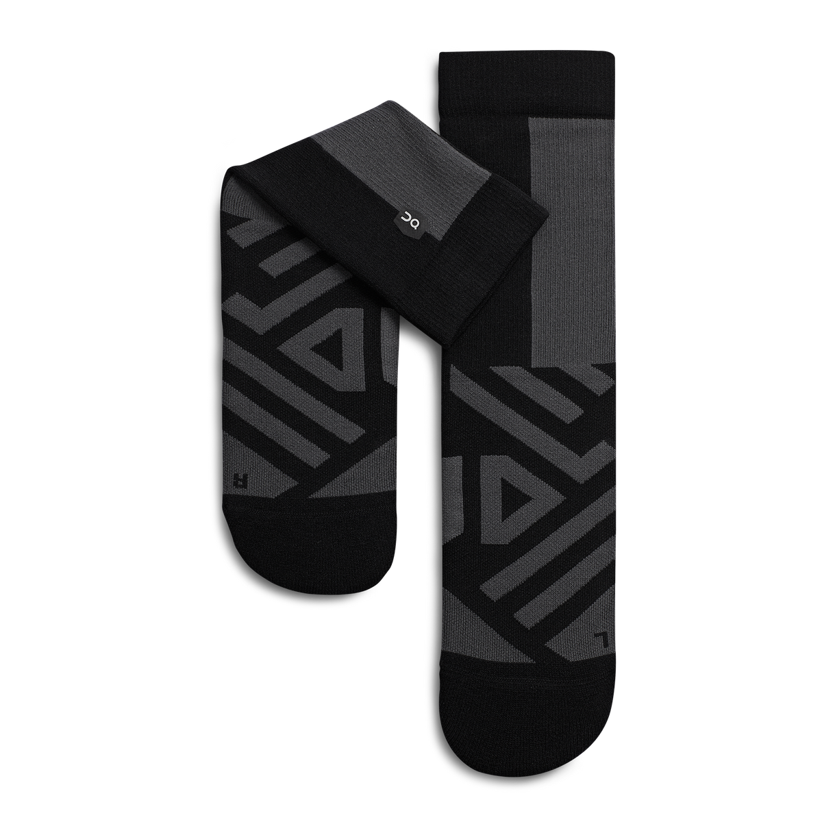 ON Performace High Socks Mens GEAR - Socks Black/Shadow