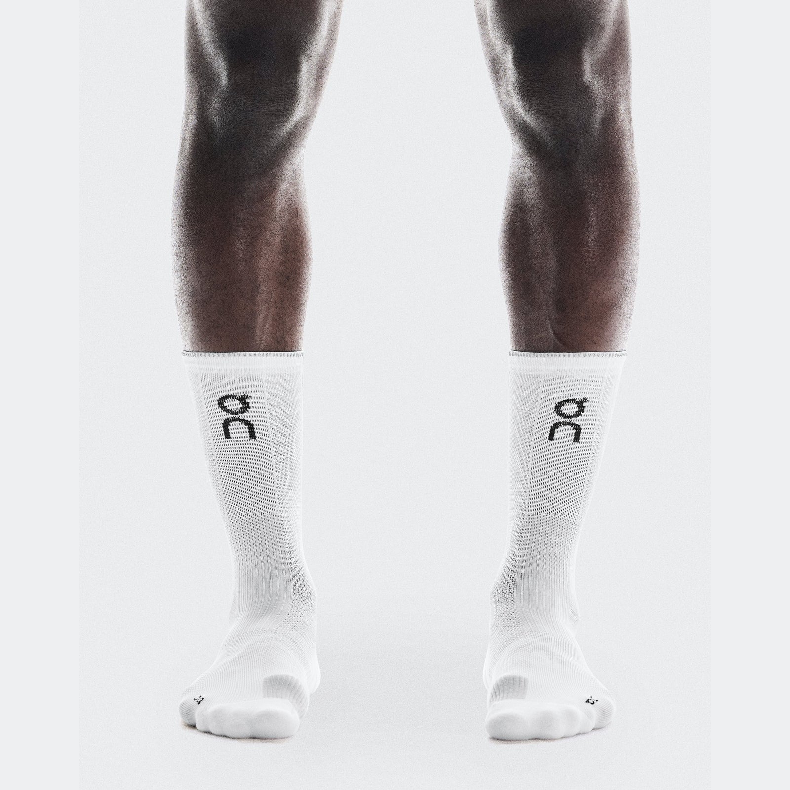 ON Performance Run High Sock Unisex GEAR - Socks WHITE/GLACIER