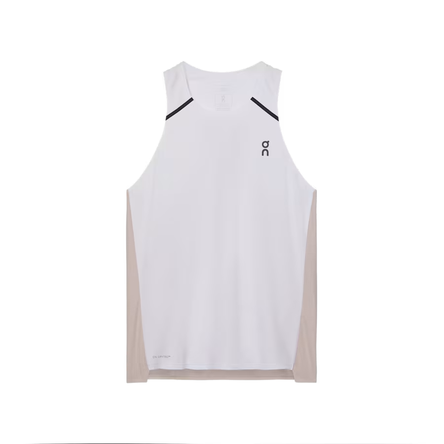ON Performance Tank Womens APPAREL - Womens Tanks WHITE/SILVER