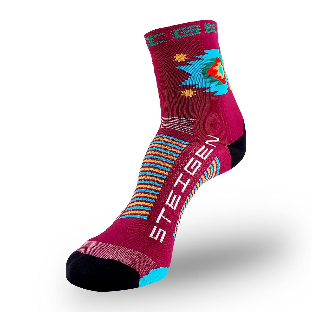 STEIGEN 1/2 Length Running Socks GEAR - Socks TRIBAL