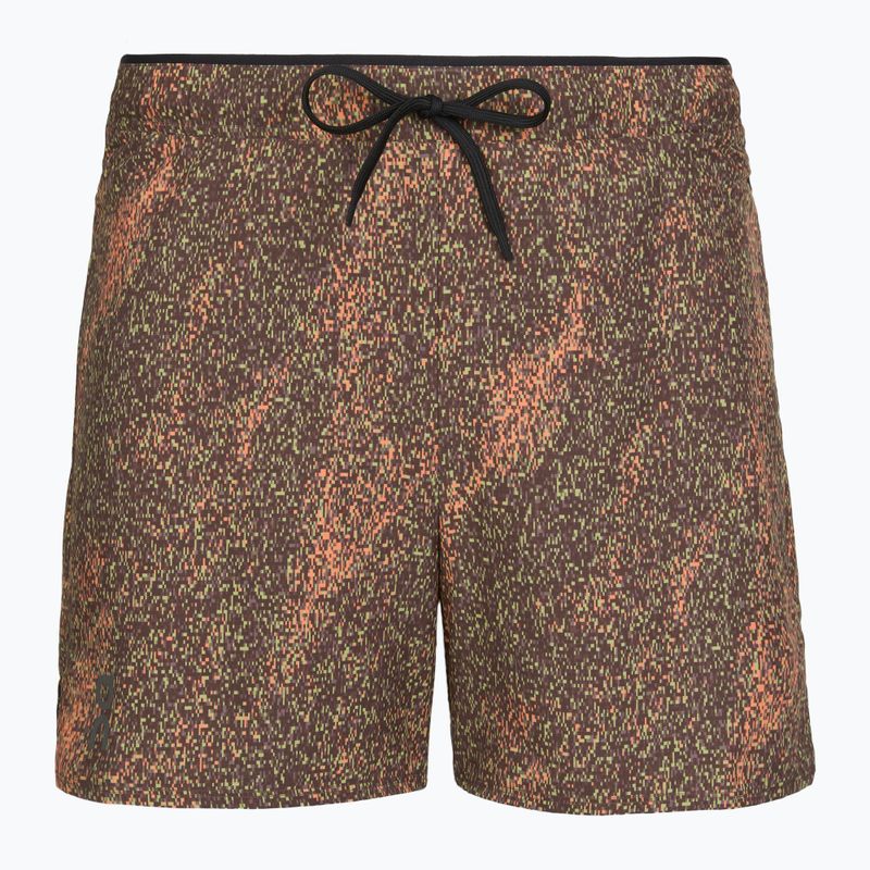 ON Trail Shorts Mens APPAREL - Mens Shorts BLACK / GOBI