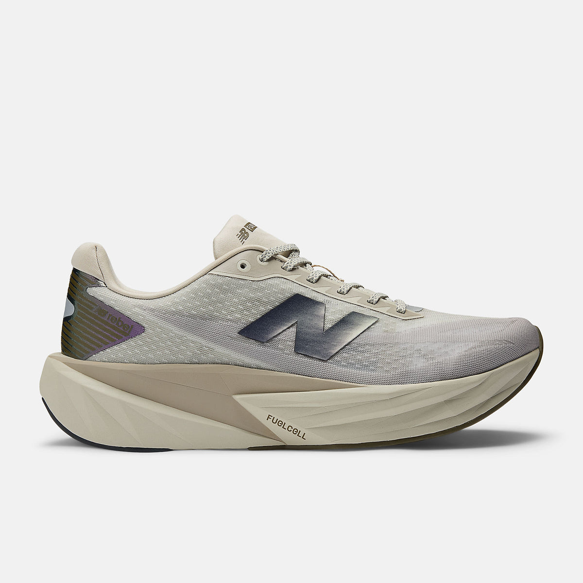 NEW BALANCE FuelCell Rebel V5 Men's FOOTWEAR - Mens Neutral Cushioned SHIPYARD/ARID STONE/SILVER METALLIC