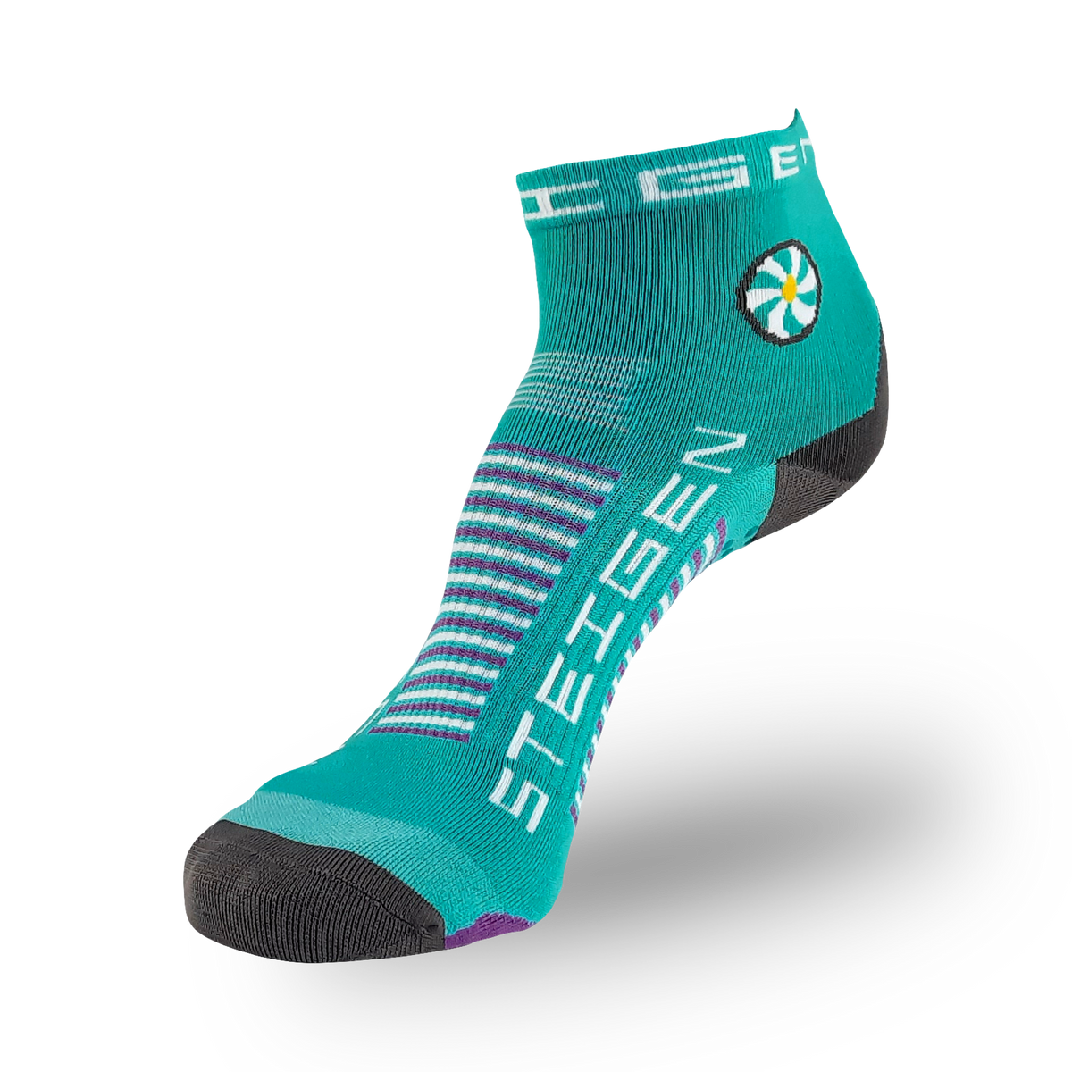 STEIGEN 1/4 Length Running Socks GEAR - Socks PILATES (EXTRA GRIP)