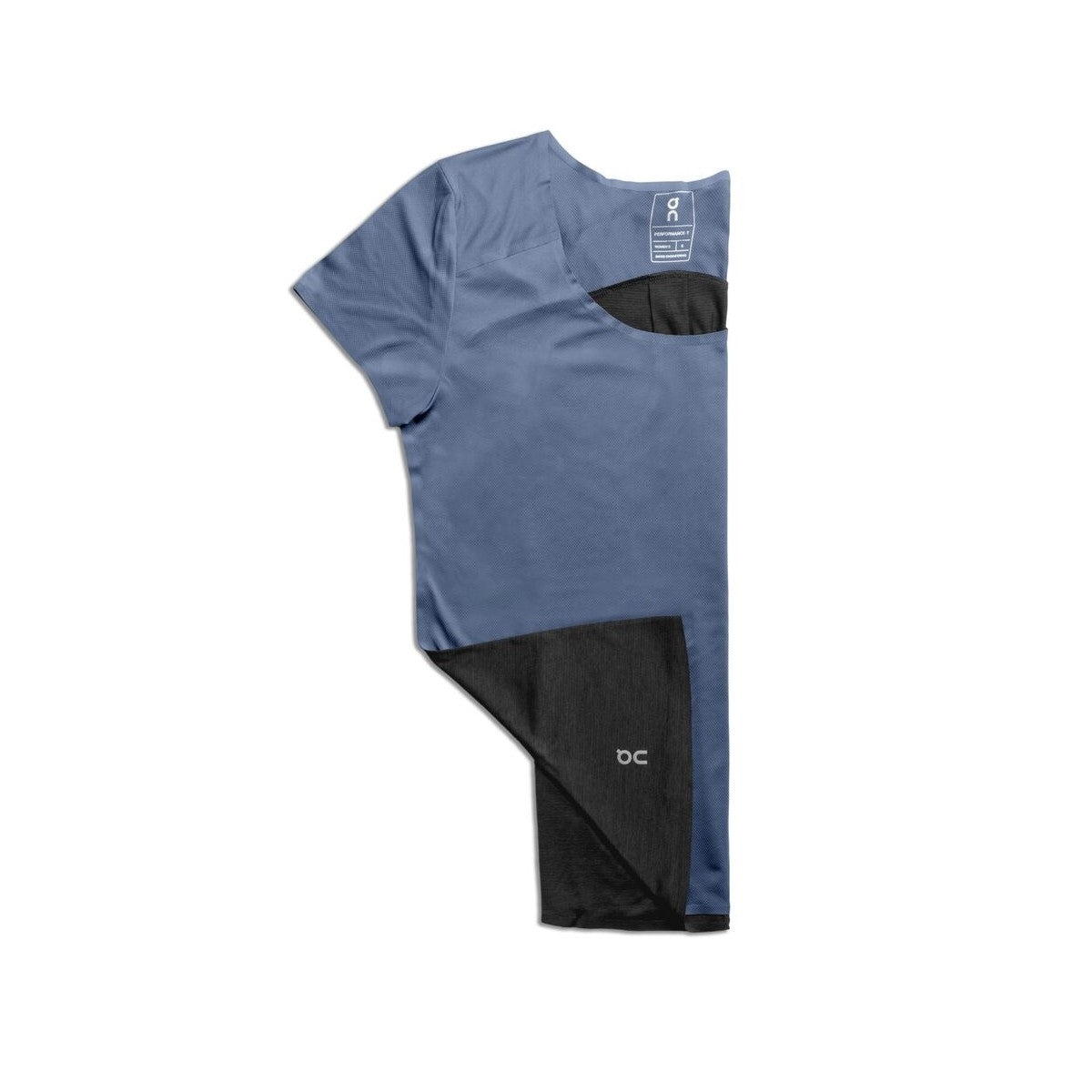 On Performance Tee Womens APPAREL - Womens T-Shirts CERULEAN/BLACK