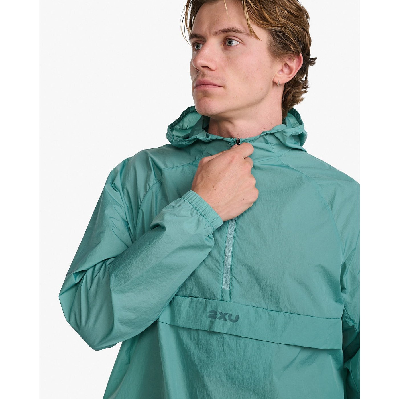 2XU Aero Anorak Mens APPAREL - Mens Jackets RAFT/PINE REFLECTIVE