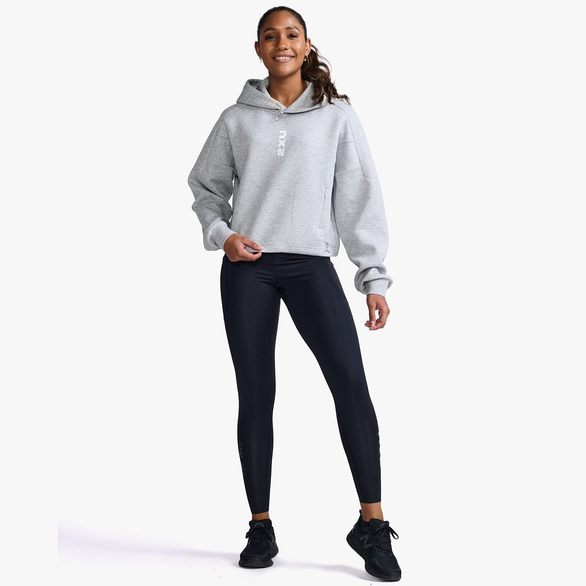 2XU Form Crop Hoodie Womens APPAREL - Womens Hoody 