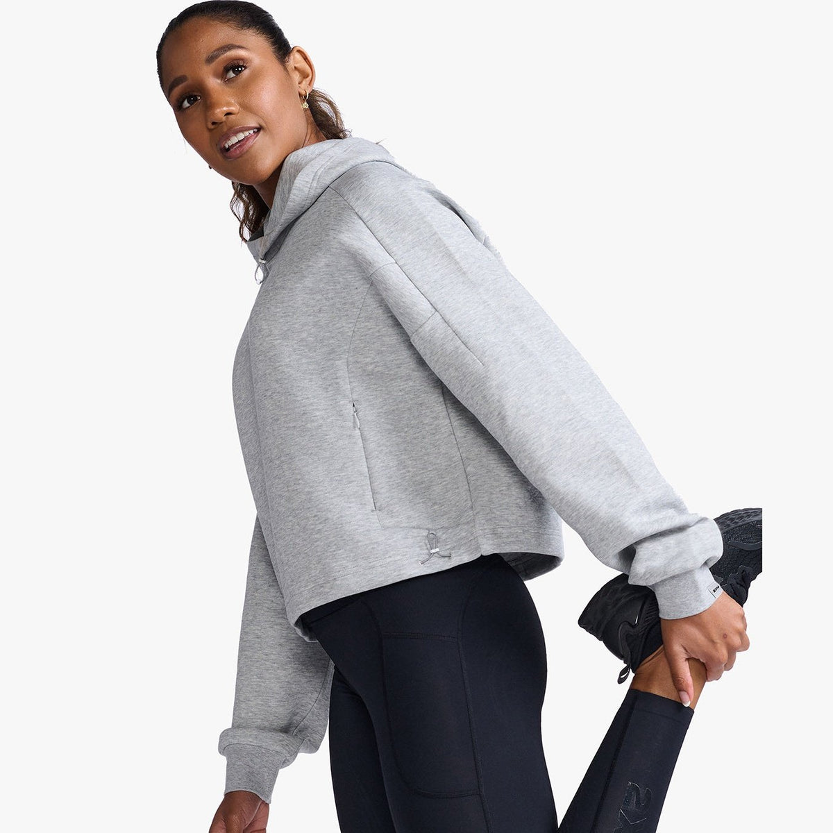 2XU Form Crop Hoodie Womens APPAREL - Womens Hoody 