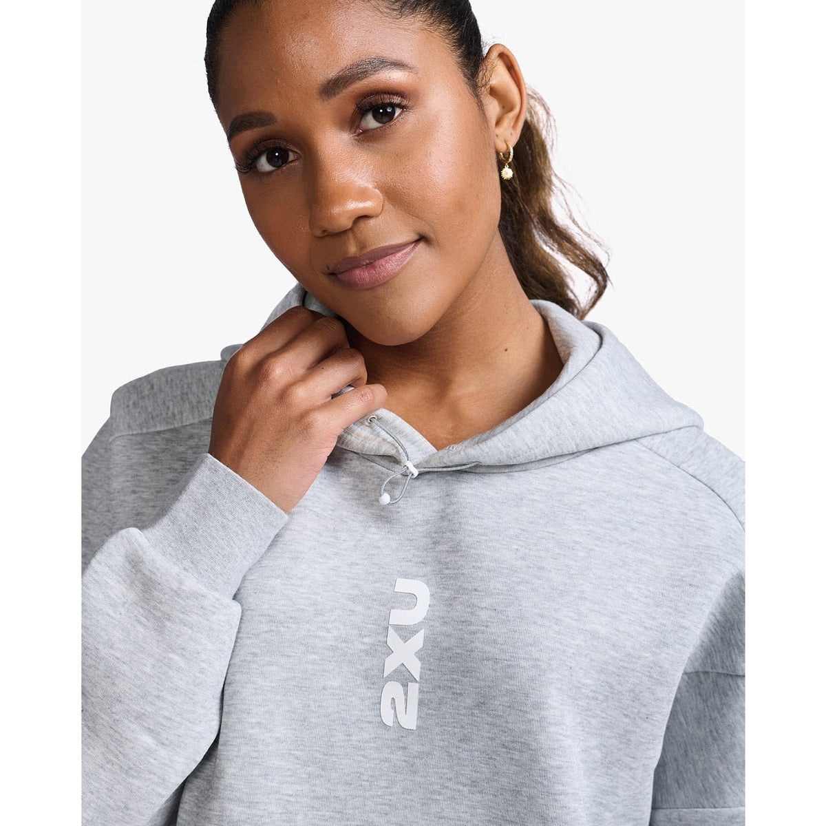 2XU Form Crop Hoodie Womens APPAREL - Womens Hoody 