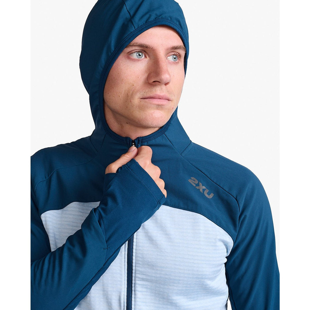 2XU Ignition Shield Hooded Mid-Layer Mens