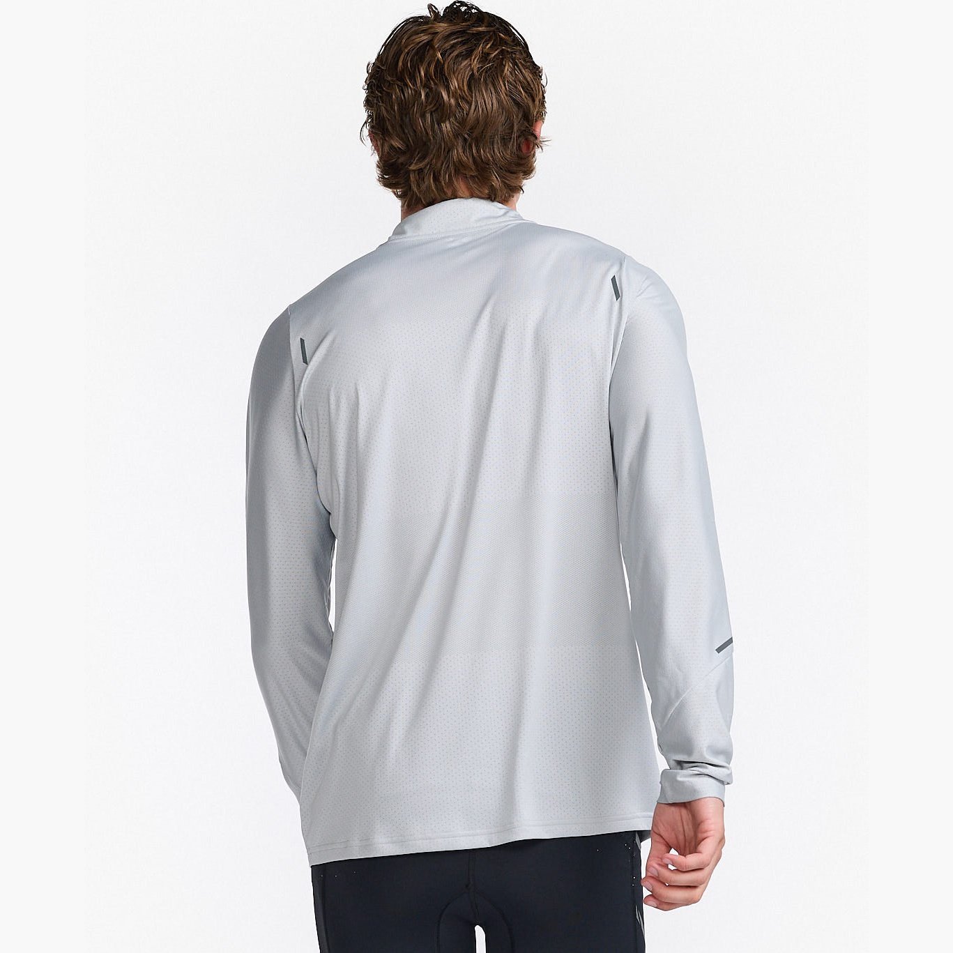2XU Light Speed Tech 1/4 Zip Mens APPAREL - Mens Jackets Harbor Mist/Black Reflective