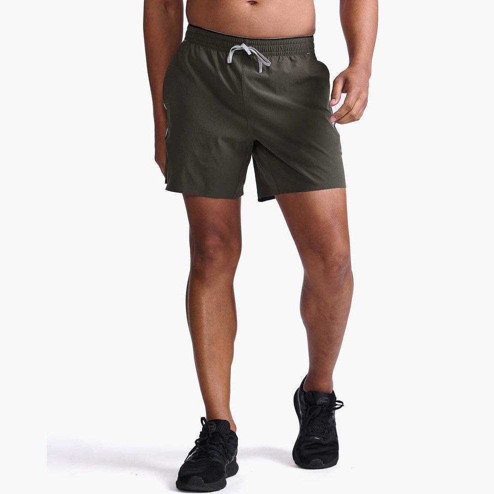 2XU Mens Motion 6 Inch Shorts APPAREL - Mens Shorts FLT/BLACK