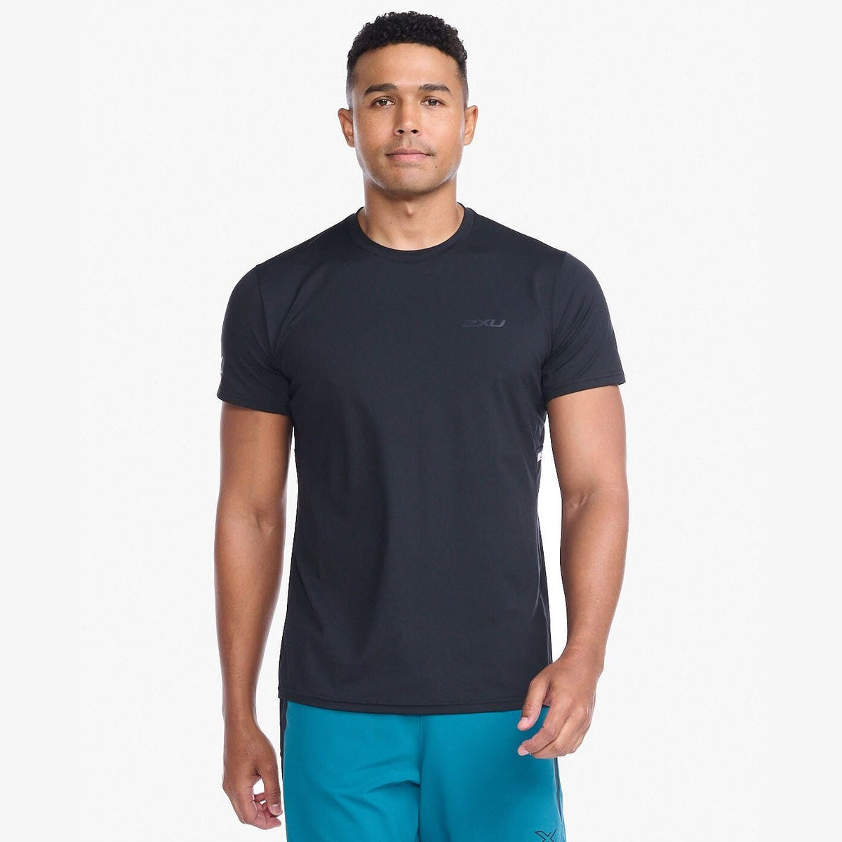 2XU Motion Tee Mens APPAREL - Mens T-Shirts BLACK/BLACK