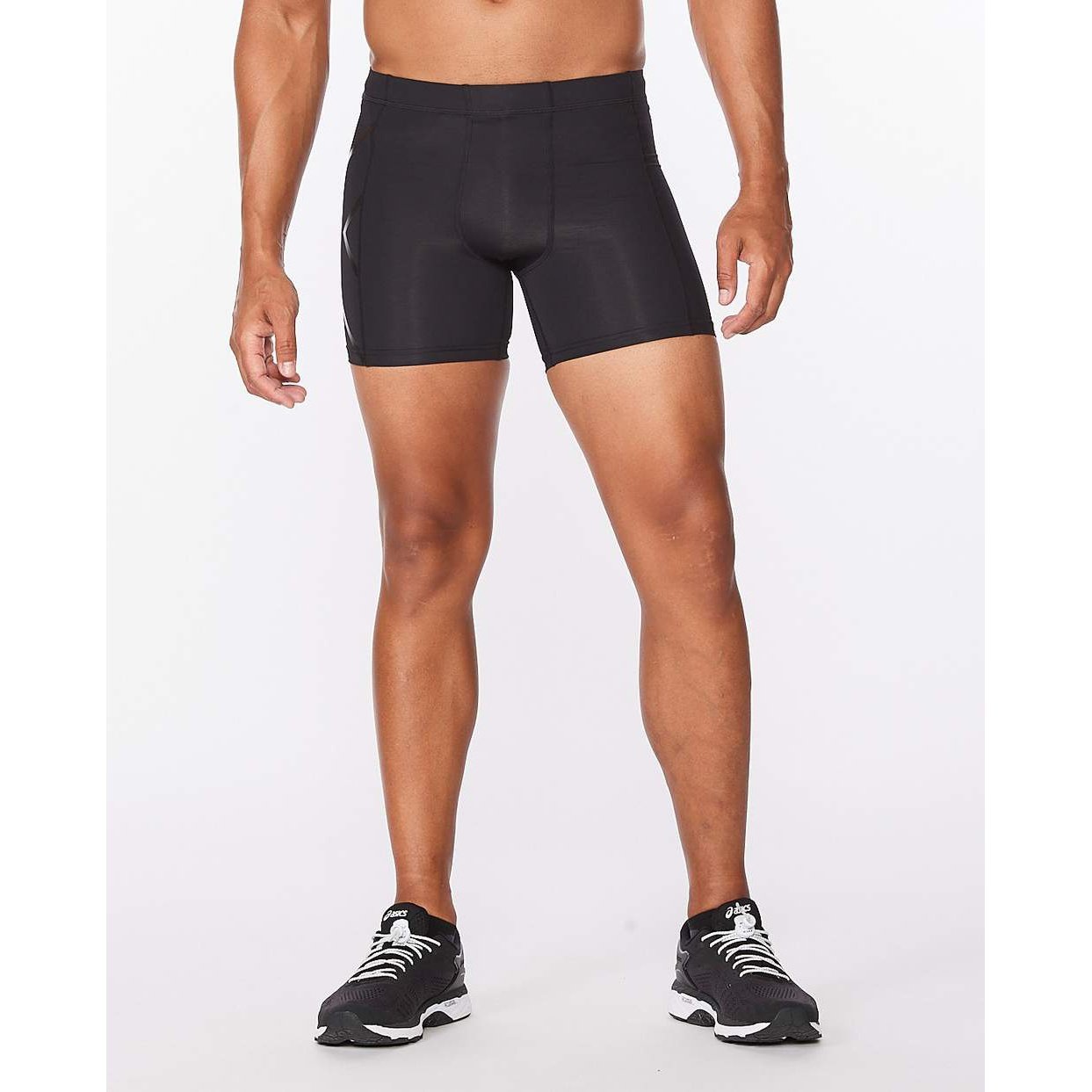 2XU Core Compression 1/2 Shorts Mens APPAREL - Mens Shorts BLACK