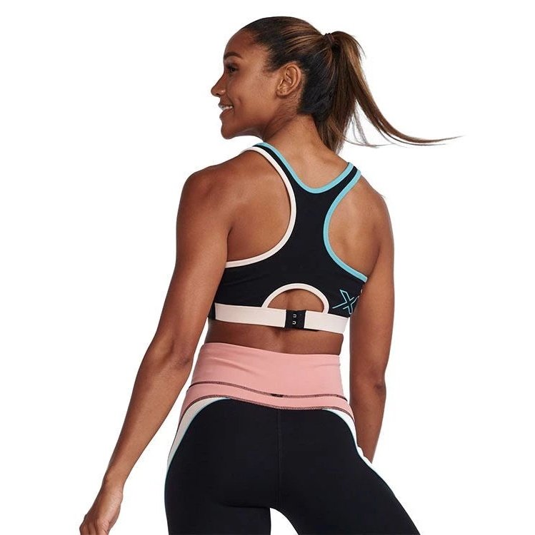 2XU Form Swift Crop Womens APPAREL - Womens Crops ROSETTE/PEACH WHIP