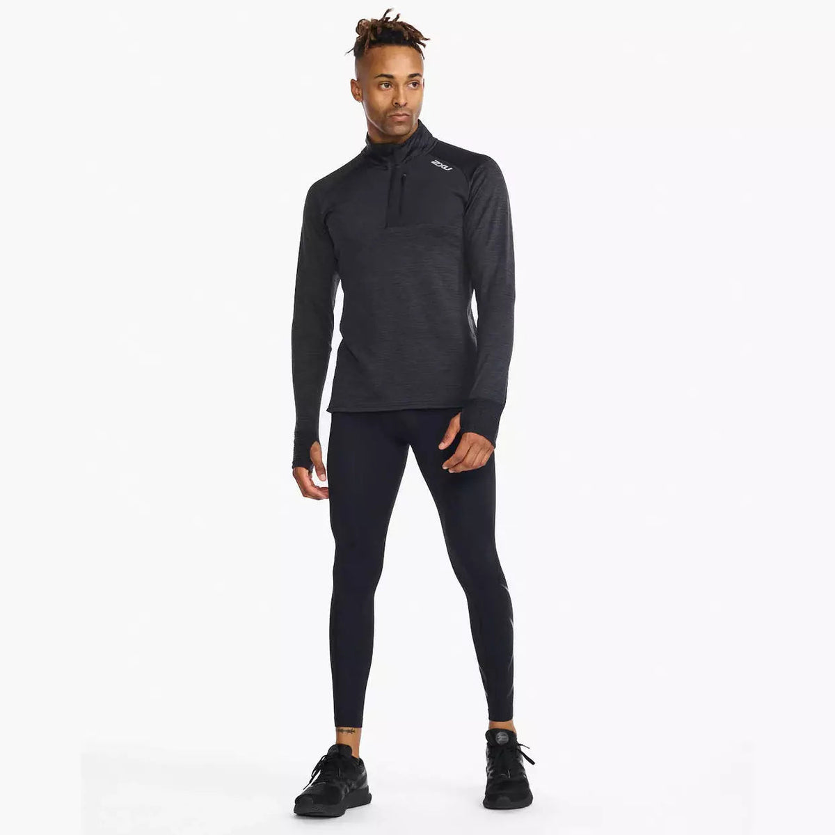 2XU Ignition 1/4 Zip Mens APPAREL - Mens Long Sleeve Tops 