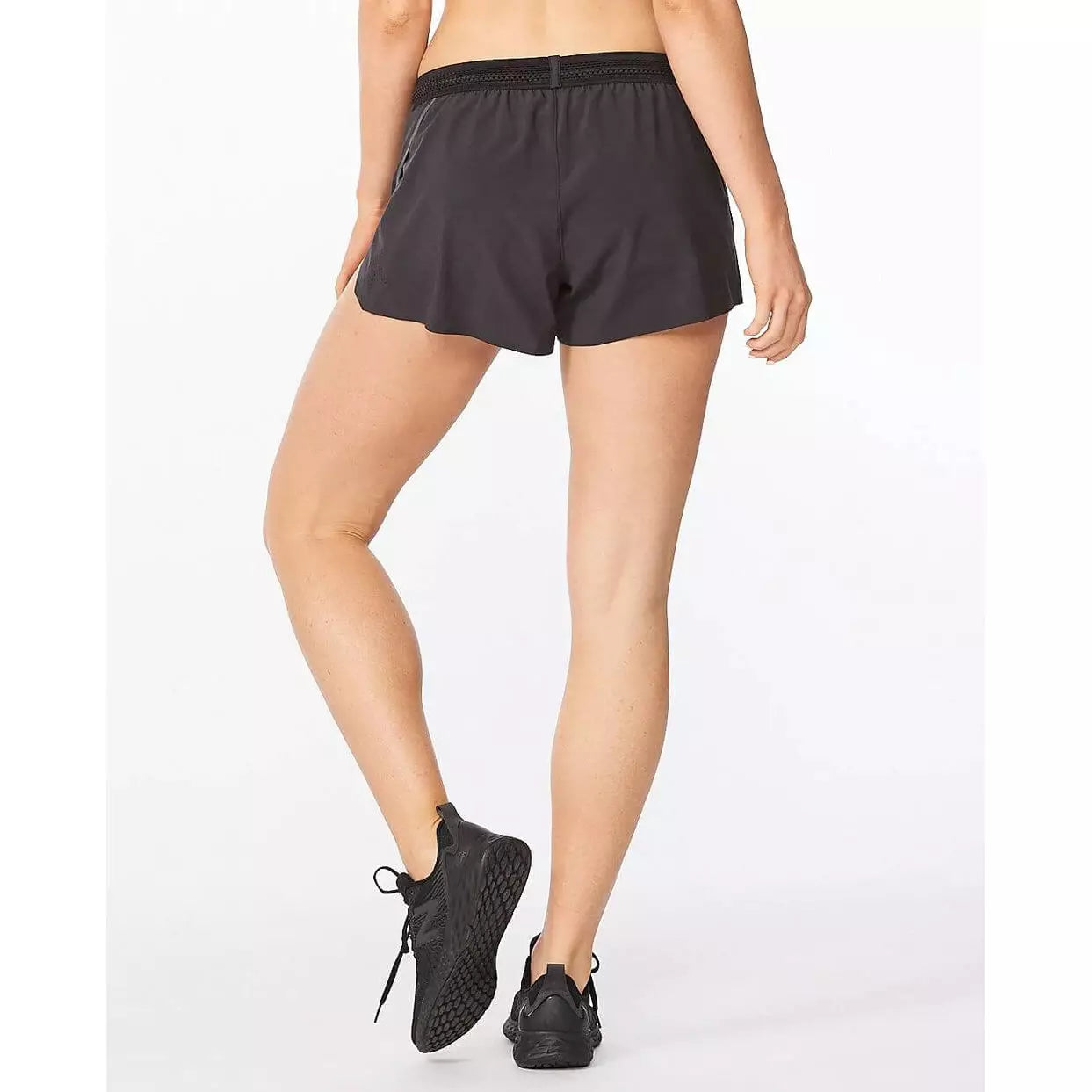 2XU Light Speed 3 Inch Shorts Womens APPAREL - Womens Shorts BLACK/BLACK REFLECTIVE