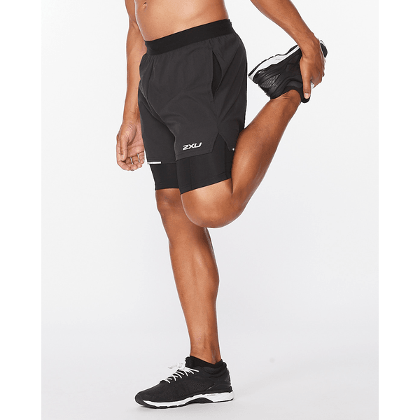 2XU Aero 2-in-1 5 Inch Shorts Mens APPAREL - Mens Shorts 