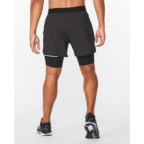 2XU Aero 2-in-1 5 Inch Shorts Mens APPAREL - Mens Shorts 