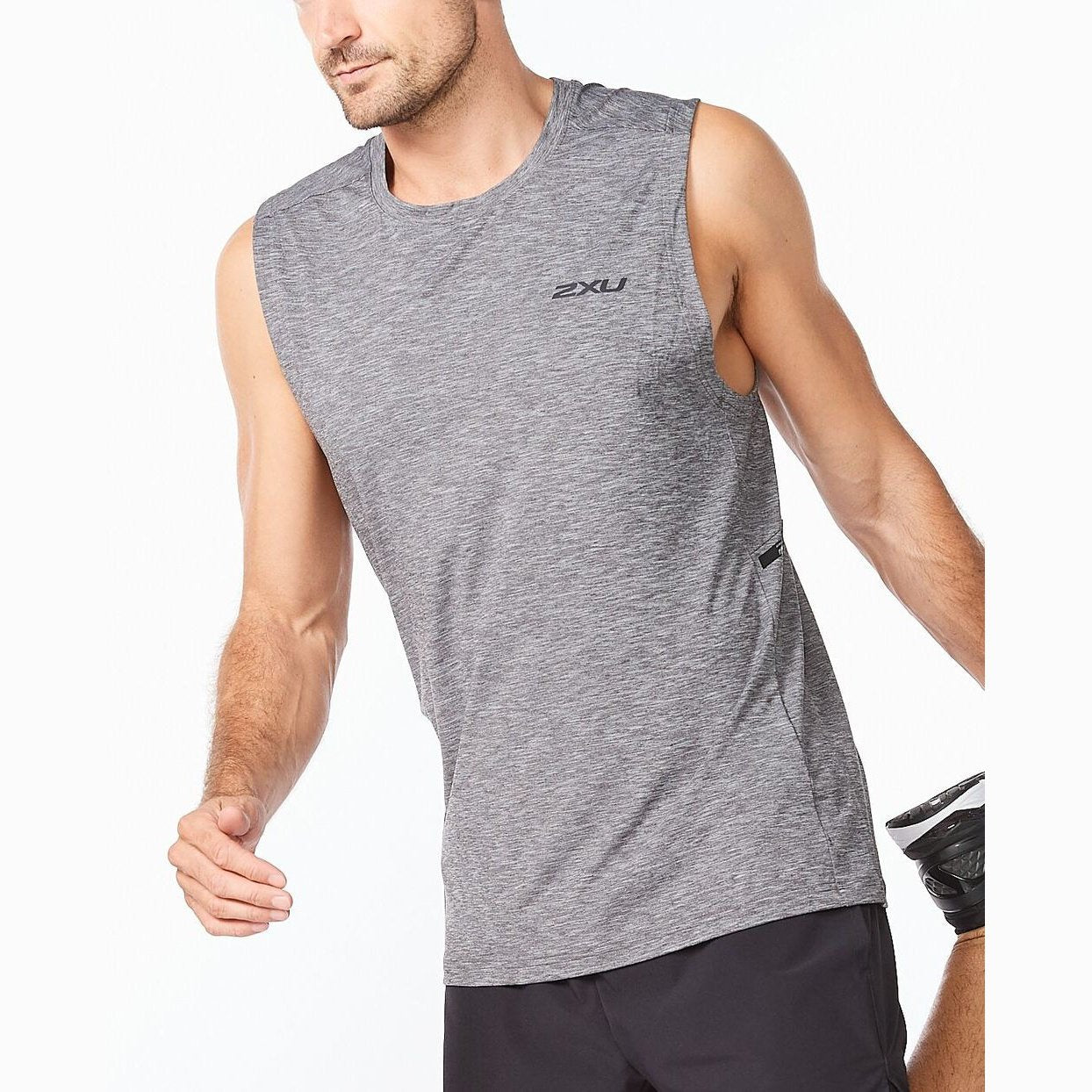 2XU Motion Tank Mens APPAREL - Mens Tanks HARBOR MIST