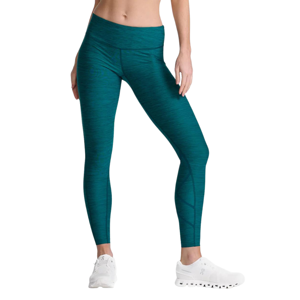 2XU Motion Mid-Rise Compression Tight Womens APPAREL - Womens Compression Tights DEEP JADE/MIDNIGHT
