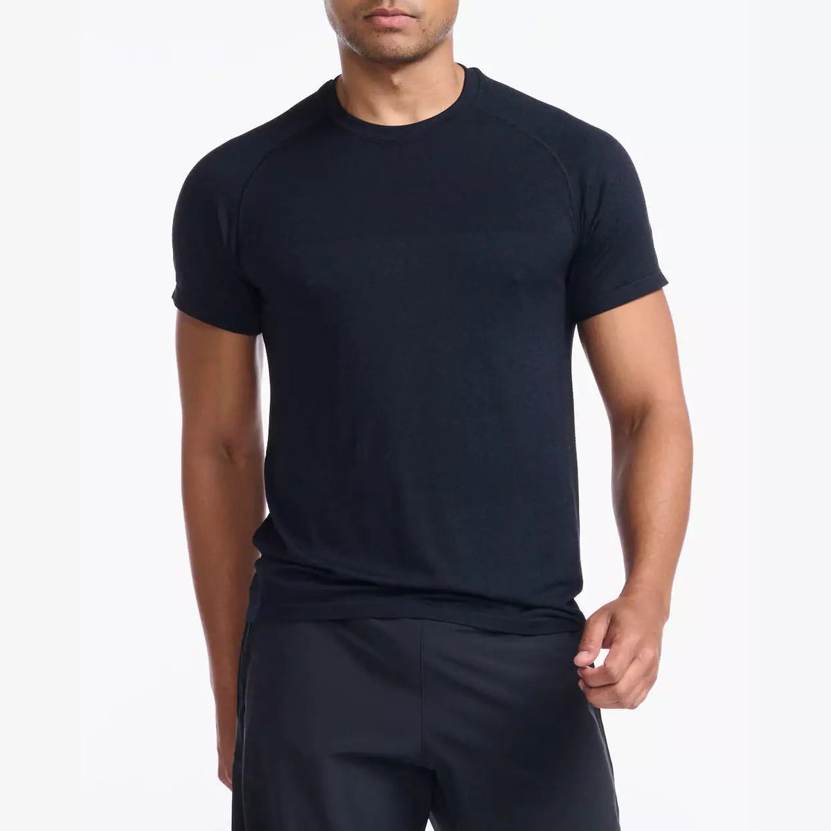 2XU Motion Tech Tee Mens APPAREL - Mens T-Shirts BLACK/BLACK